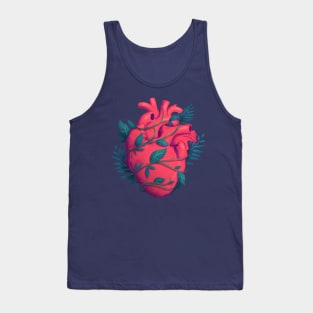 Anatomical Heart With Heartstopper Leaves Tank Top